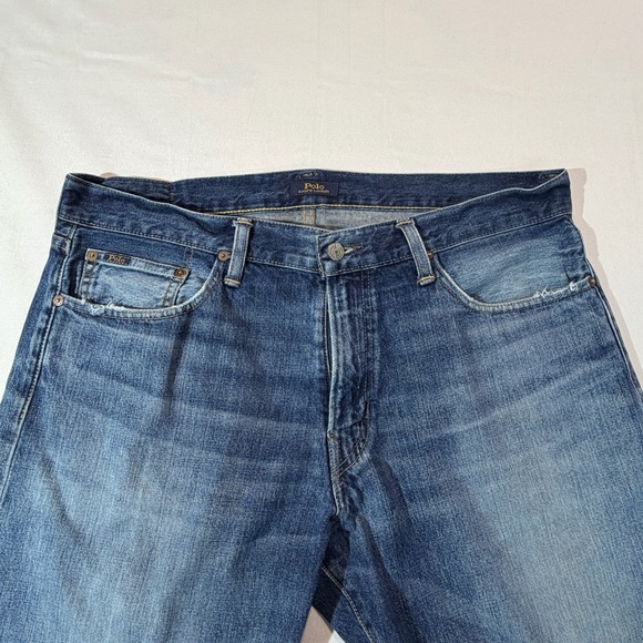 Polo Ralph Lauren Other - Polo Ralph Lauren The Hampton Relaxed Straight Jeans 36x34 Medium Wash Preppy